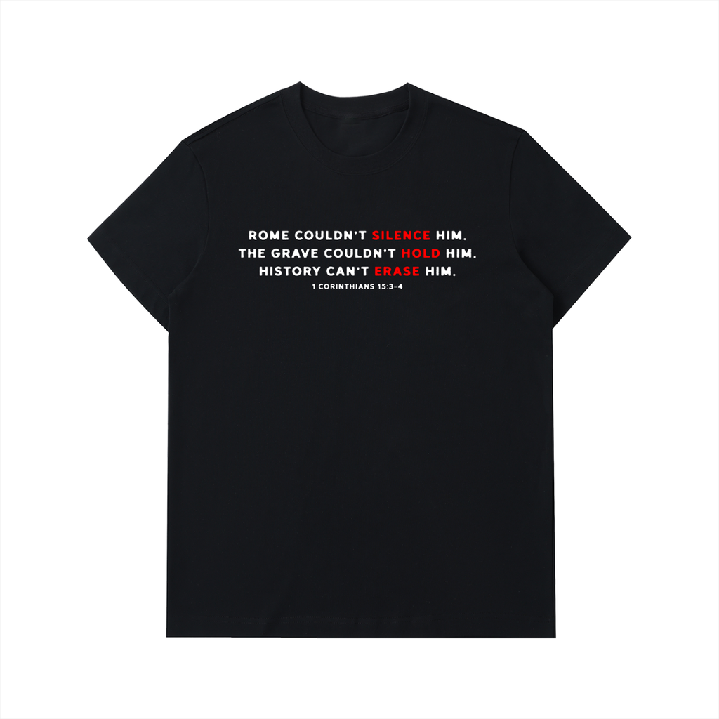 1 Corinthians 15 Essential Heavyweight Cotton T-Shirt