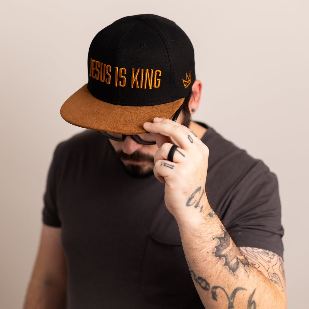 Jesus Is King Premium Edition Snapback Felt Hat