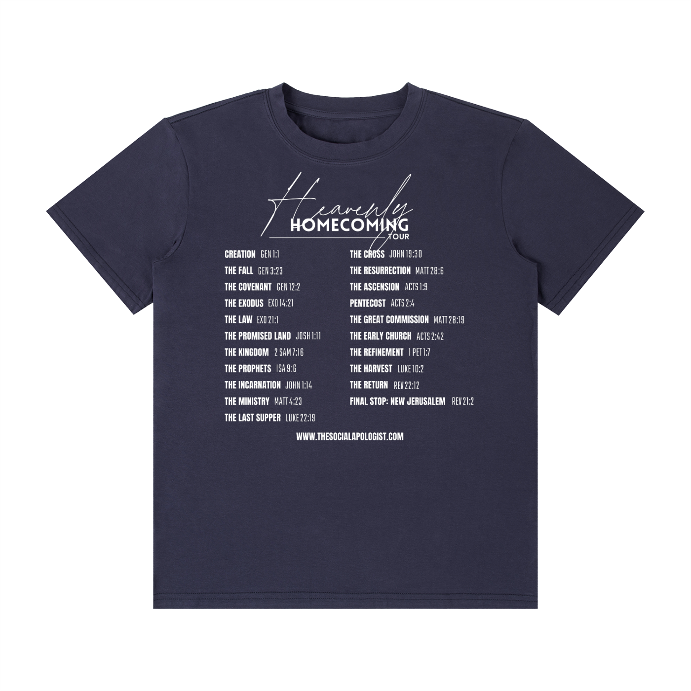 Heavenly Homecoming Unisex Classic Crew Neck Cotton T-Shirt