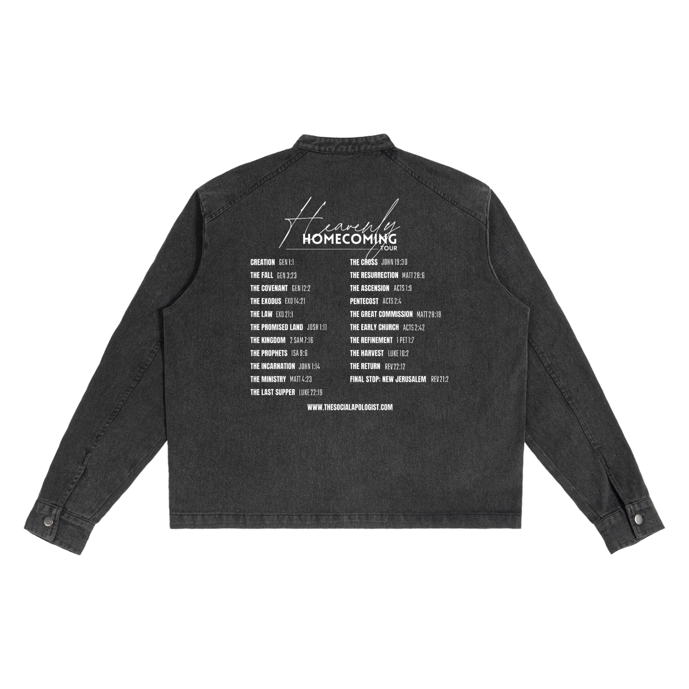 Heavenly Homecoming Denim Vintage Washed Jacket