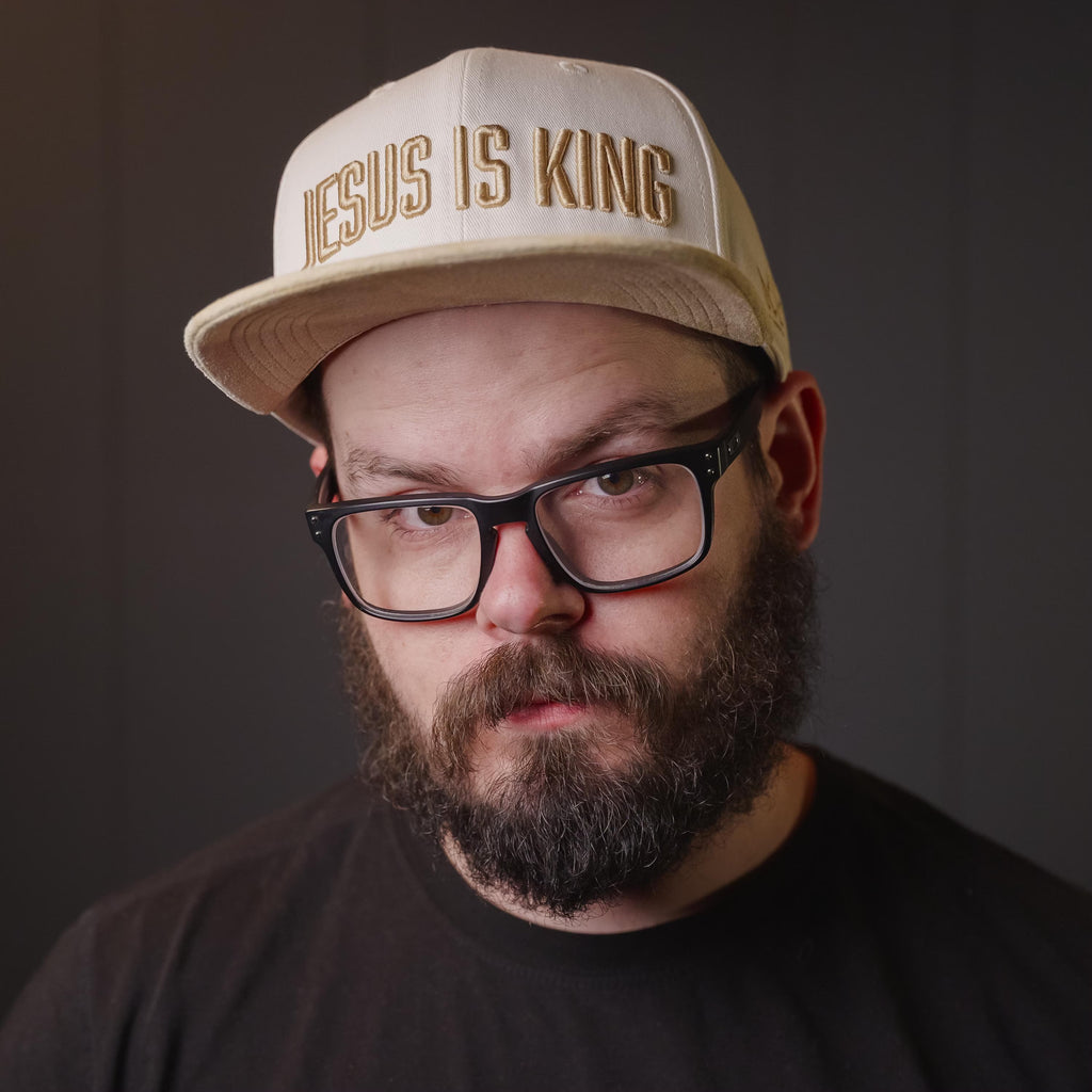 Jesus Is King Premium Cream Snapback Felt Hat