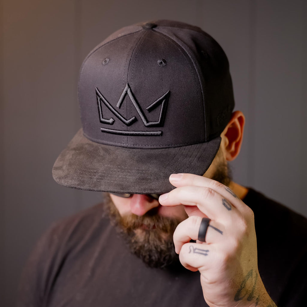 Jesus Is King Crown Premium Black Edition Snapback Felt Hat