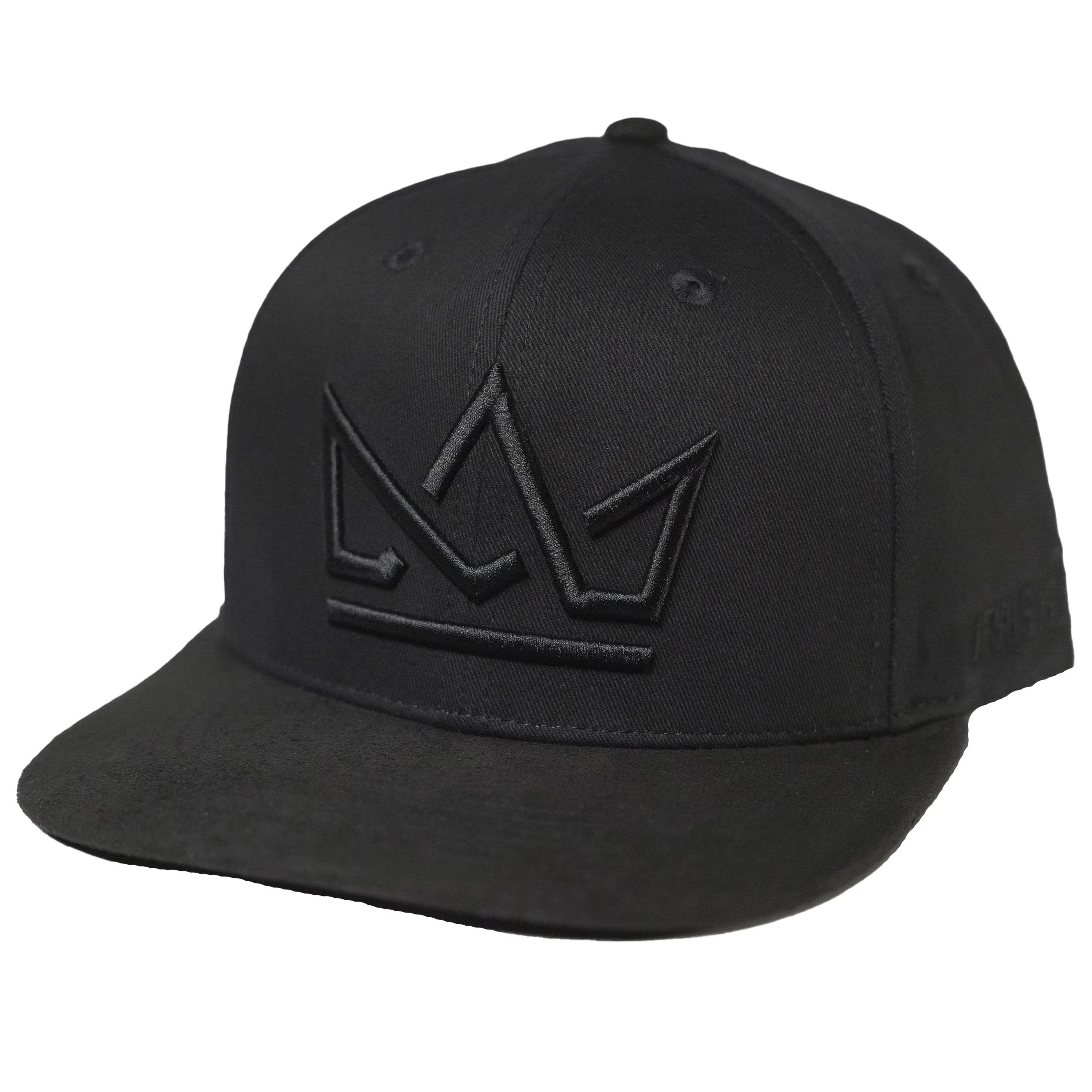 Jesus Is King Crown Premium Black Edition Snapback Felt Hat
